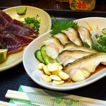 Hirome Ichiba (Kochi), assiette de bonite Katsuo 
