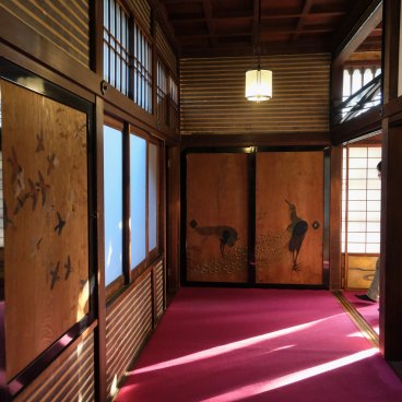 Musée d'architecture en plein air d'Edo-Tokyo, couloir de la résidence de Hachirouemon Mitsui (1952)