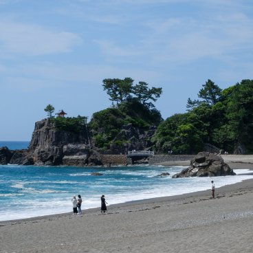 Katsurahama (Kochi), Vue d'ensemble de la plage