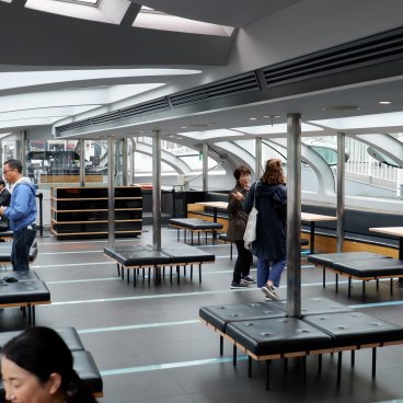 Croisière Hotaluna (Tokyo), intérieur du bateau (1F)