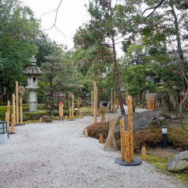 Nagahama Bonbaiten (lac Biwa), jardin japonais de l'ancienne demeure Keiunkan