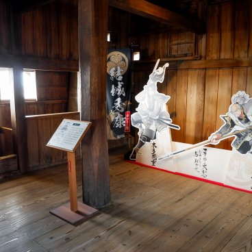 Château de Maruoka (Fukui), Représentation des seigneurs Honda en personnages de manga