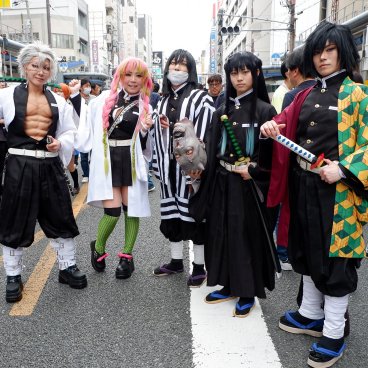 Nipponbashi Street Festa (Osaka), cosplayers Demon Slayer