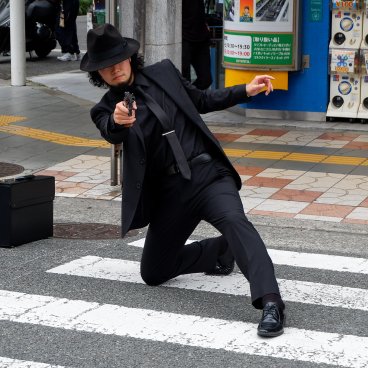 Nipponbashi Street Festa (Osaka), cosplayer tiré de Lupin