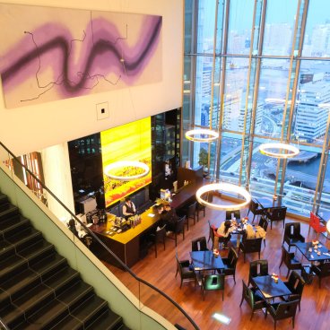 The Royal Park Hotel Iconic Tokyo Shiodome, bar THE BAR et vue panoramique