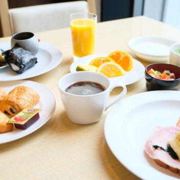 The Royal Park Hotel Iconic Tokyo Shiodome, restaurant Harmony 24F, sélections du petit-déjeuner buffet de l'hôtel