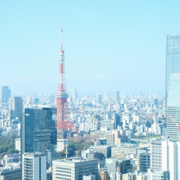 The Royal Park Hotel Iconic Tokyo Shiodome, vue panoramique la tour de Tokyo et le mont Fuji
