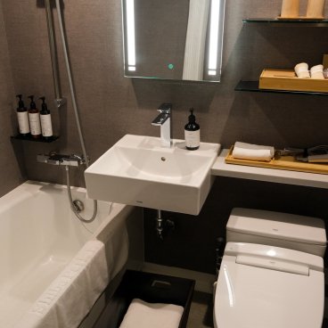 Shiba Park Hotel (Tokyo), salle de bains de la chambre Standard Twin