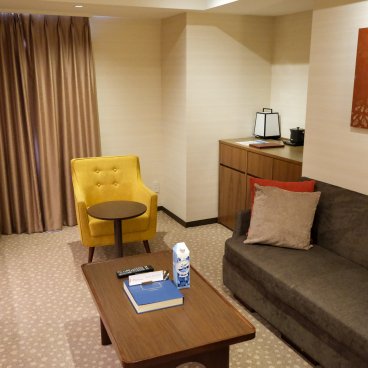 Shiba Park Hotel (Tokyo), espace salon de la chambre Junior Suite