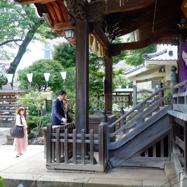 Hakusan-jinja (Tokyo), pavillon principal du sanctuaire