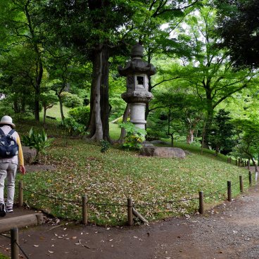 Kyu Furukawa Teien (Tokyo), promenade au sein du jardin japonais du site