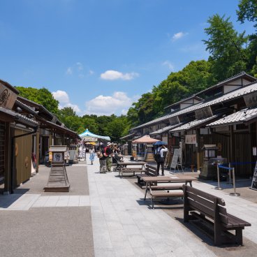 Château de Nagoya, Kinshachi Yokocho à l'entrée du site