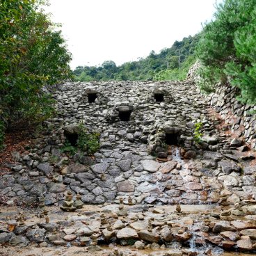 Mont Misen (Miyajima), Barrage sur le trail Daisho-in