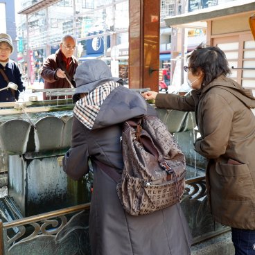 Sugamo (Tokyo), personnes âgées au temple Kogan-ji