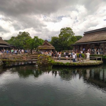 Village Oshino Hakkai au pied du Mont Fuji, destination pour les congés de la Silver Week en septembre