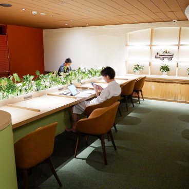Capsule Inn Osaka (Umeda), espace de co-working de l'hôtel