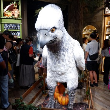 Harry Potter Shop Harajuku (Tokyo), statue de l'hippogriffe Buckbeak
