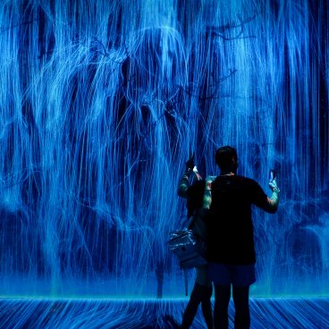 teamLab Biovortex Kyoto, Universe of Water Particles
