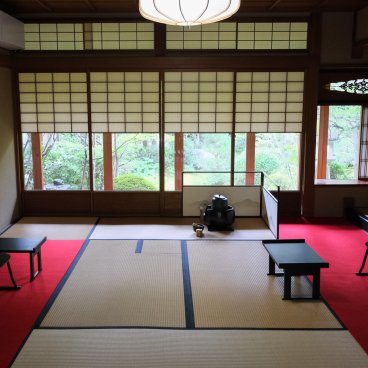 Kyoto, pièce traditionnelle pour une cérémonie du thé