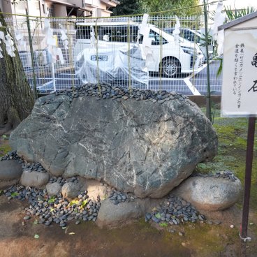 Komagome Tenso-jinja (Tokyo), Rocher-tortue Kame-ishi 2