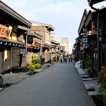 Takayama (Alpes Japonaises), rue traditionnelle du quartier Sanmachi-suji 2