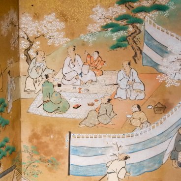 Hanbey-Fu Honten (Kyoto), représentation historique du musée des boites à bento