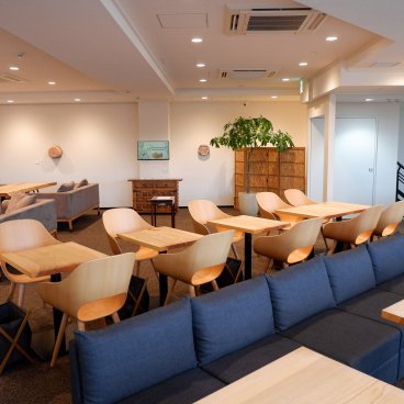 Hanbey-Fu Honten (Kyoto), intérieur du café FuFuFu and...