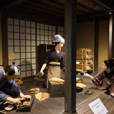 Musée du tabac et du sel (Tokyo), Reconstitution de la boutique d'un marchand de tabac de l'époque Edo
