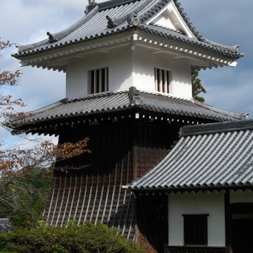 Vallée de Kiso (Alpes japonaises), reconstitution du château d'Iwamura (ville de Ena, Gifu)