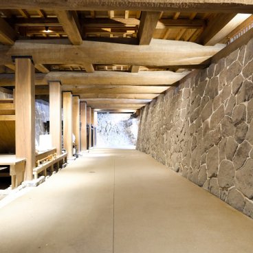 Château de Kumamoto, passage souterrain Kuragari Tsuro