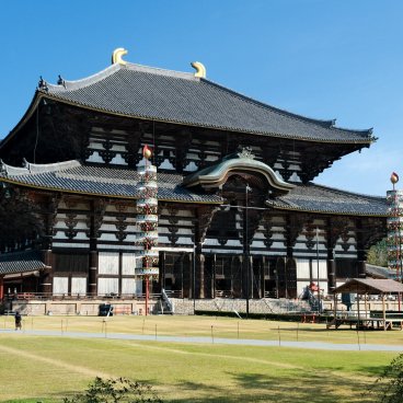 Nara, pavillon Daibutsu-den du temple Todai-ji