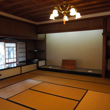 Parc Komaba (Tokyo), Pièce à tatamis dans le pavillon de style japonais Wakan