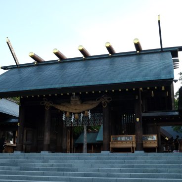 Sapporo (Hokkaido), sanctuaire Hokkaido-jingu en été 2