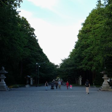 Sapporo (Hokkaido), sanctuaire Hokkaido-jingu en été