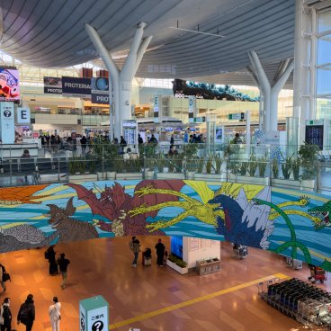 Aéroport de Haneda (Tokyo), Hall des départs dans le Terminal 3 et évènement Haneda Godzilla Global Project en 2026