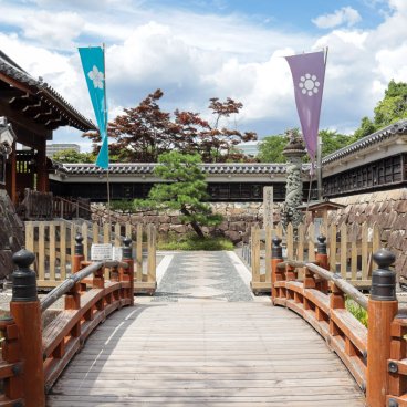 Nagaokakyo (Kyoto), Entrée du château de Shoryuji