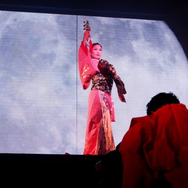 Ninja + Kabuki Tokyo (Shinjuku), La courtisane et le ninja Dragon