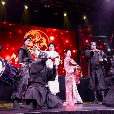 Ninja + Kabuki Tokyo (Shinjuku), la troupe au complet