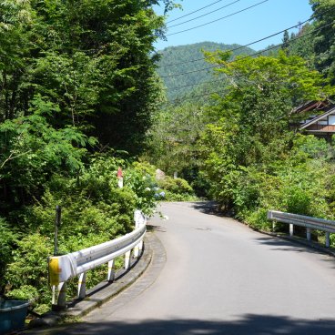 Festival des hortensias de la vallée Akigawa (Tokyo), entrée de Minamisawa Ajisai-yama