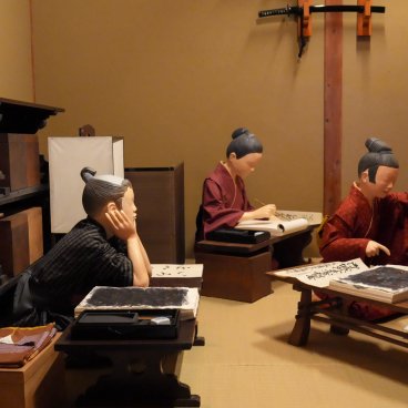 Musée Edo-Tokyo, reconstitution d'une école à l'époque