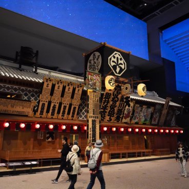 Musée Edo-Tokyo, reconstitution du théâtre de Kabuki Nakamura-za