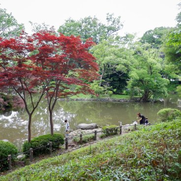 Azabu-Juban (Tokyo), Etang du parc mémorial Arisugawa-no-miya à Minami-Azabu