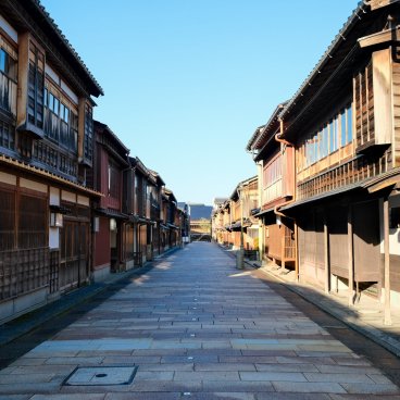 Kanazawa, rue traditionnelle du quartier Higashi Chaya