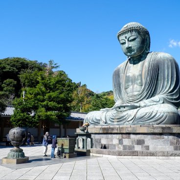 Kamakura, grand Bouddha du temple Kotoku-in