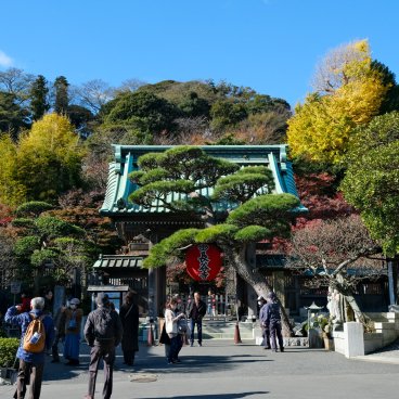 Kamakura, entrée du temple Hase-dera
