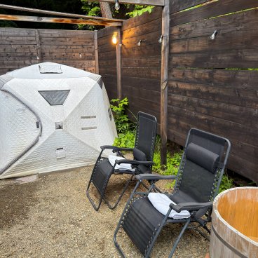 Mt.Fuji Glamping Terrace MINENOHANA (Kawaguchiko), tente sauna à privatiser