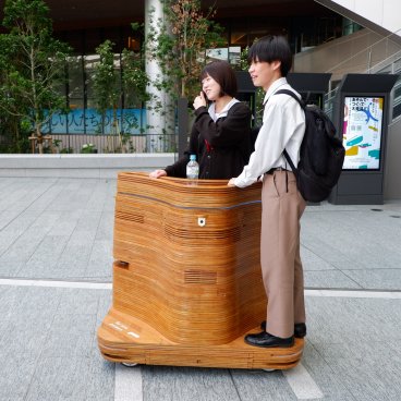 Takanawa Gateway City (Tokyo), Véhicule autonome Iino