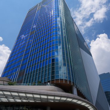 Takanawa Gateway City (Tokyo), Vue sur une des tours Linkpillar