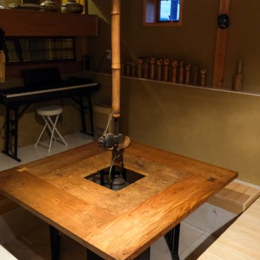 Ferme de Miyajima, Table à kotatsu