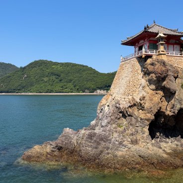 Fukuyama (préfecture d'Hiroshima), Vue sur le temple Abuto Kannon